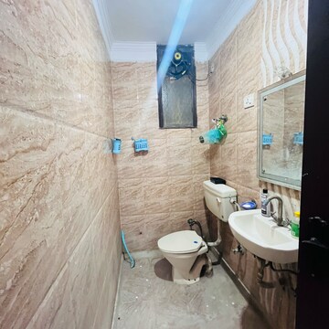 Bathroom in 2 BHK Builder Floor at Khirki Extension – for Rent