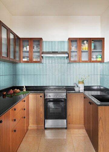 Kitchen in 3 BHK Builder Floor at RWA Apartments Sector 50, Sector 50 – for Rent