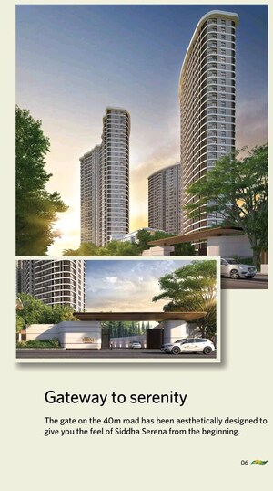 4 BHK Apartment – Exterior View View at Siddha Serena, New Town - for Sale