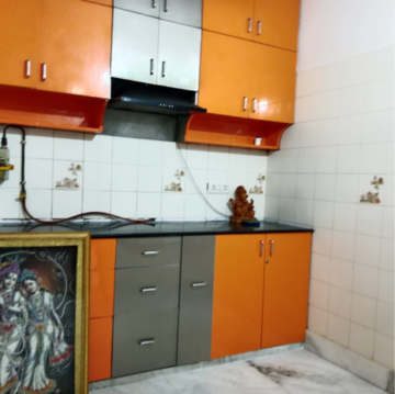 Kitchen in 3 BHK Builder Floor at Malviya Nagar – for Rent
