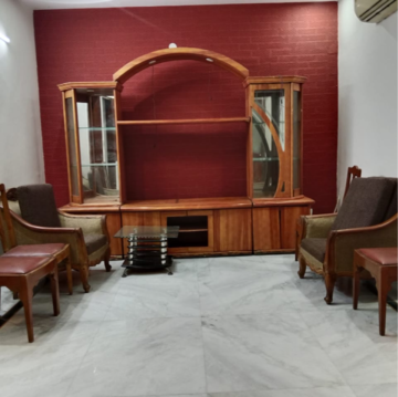 Living Room in 3 BHK Builder Floor at Malviya Nagar – for Rent