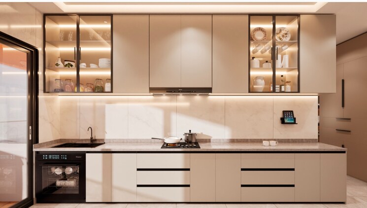 Kitchen, ruparel-ariana 2 Bedroom 804 Sq.Ft. Apartment In Parel Mumbai 8902084