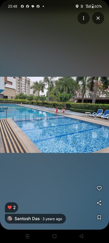 Swimming Pool in 3 BHK Apartment at Aparna Cyber Commune, Nallagandla – for Rent