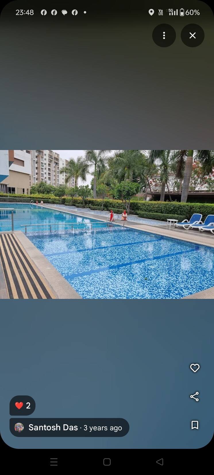 Swimming Pool, aparna-cyber-commune 3 Bedroom 1705 Sq.Ft. Apartment In Nallagandla Hyderabad 8902097