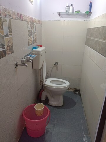Bathroom in 1 RK Apartment at Bihari Colony – for Rent