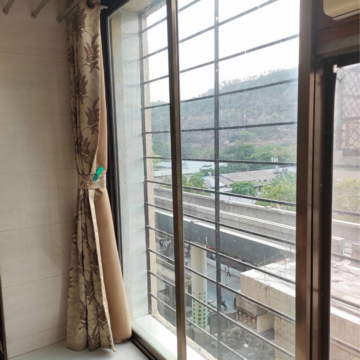 Balcony in 2 BHK Apartment at Mahavir Universe Stellar CHS, Kukreja – for Rent