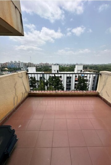 Balcony in 3 BHK Apartment at Ganga Satellite, Wanwadi – for Rent