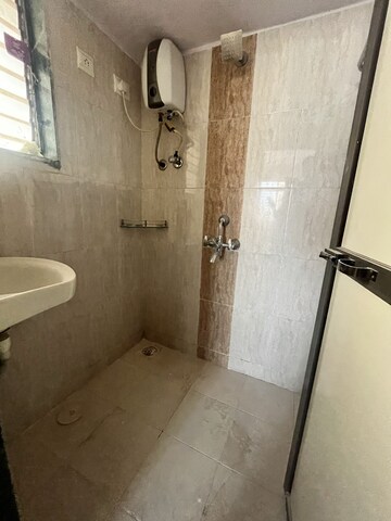 Bathroom in 1 BHK Apartment at Nayak Ranjana Heights, Bhandup West – for Rent