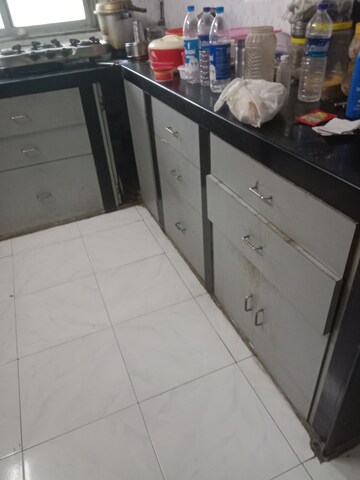 Kitchen in 1 BHK Apartment at Ganat Residency, Bhandup West – for Rent