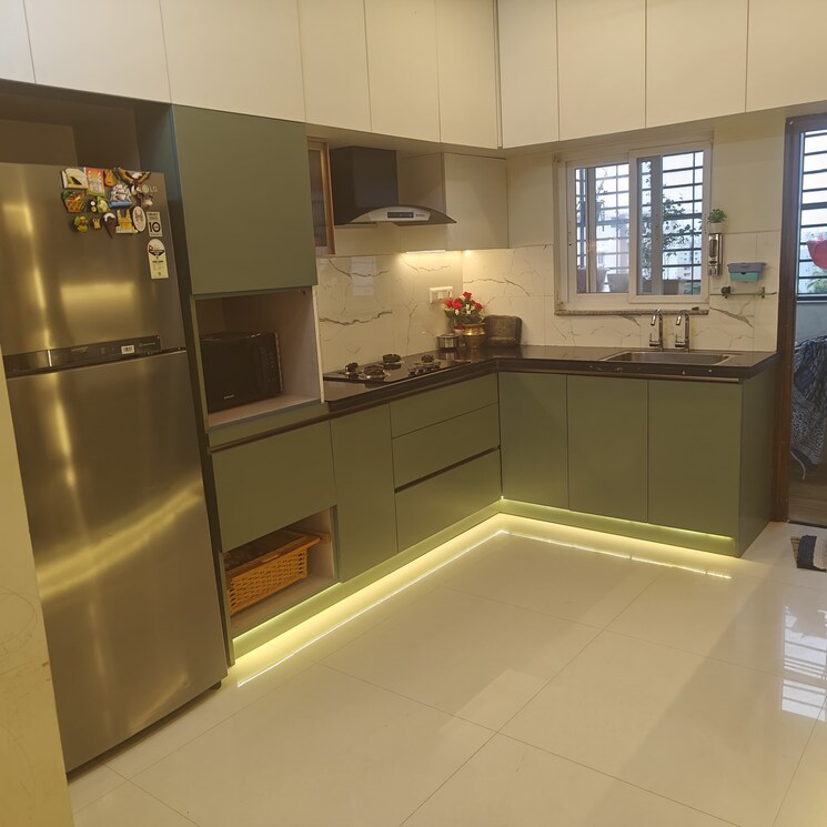 Kitchen, gks-zenith 3 Bedroom 1910 Sq.Ft. Apartment In Shaili Gardens Hyderabad 8902232