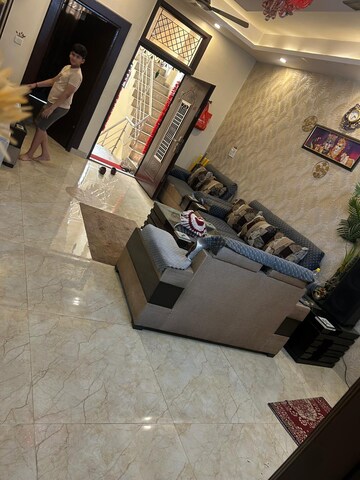 Living Room in 3 BHK Builder Floor at Niti Khand I – for Rent