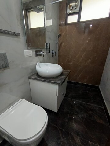 Bathroom in 3 BHK Apartment at Jahaz Apartments, Paschim Vihar – for Rent