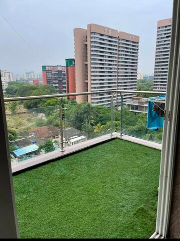 Balcony in 3 BHK Apartment at Amanora Elivate Tower, Hadapsar – for Rent