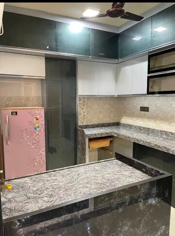 Kitchen in 3 BHK Apartment at Amanora Elivate Tower, Hadapsar – for Rent