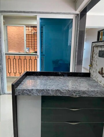 Kitchen in 3 BHK Apartment at Amanora Elivate Tower, Hadapsar – for Rent