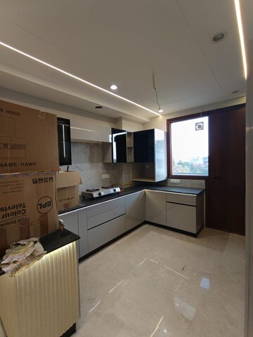 Kitchen in 3 BHK Apartment at Shubh Niketan Apartments, Paschim Vihar – for Rent
