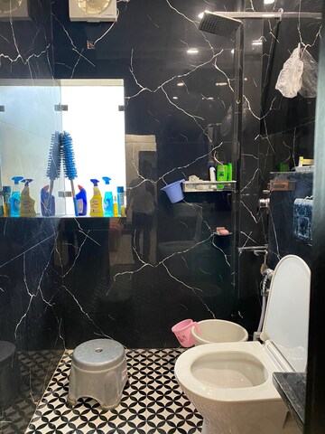Attached Bathroom in 2 BHK Apartment at Jahaz Apartments, Paschim Vihar – for Rent