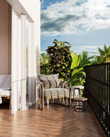 Balcony in 4 BHK Villa at Aldona – for Sale