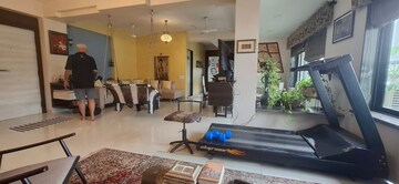 Living Room in 4 BHK Apartment at Infiniti Mall, Andheri West – for Rent