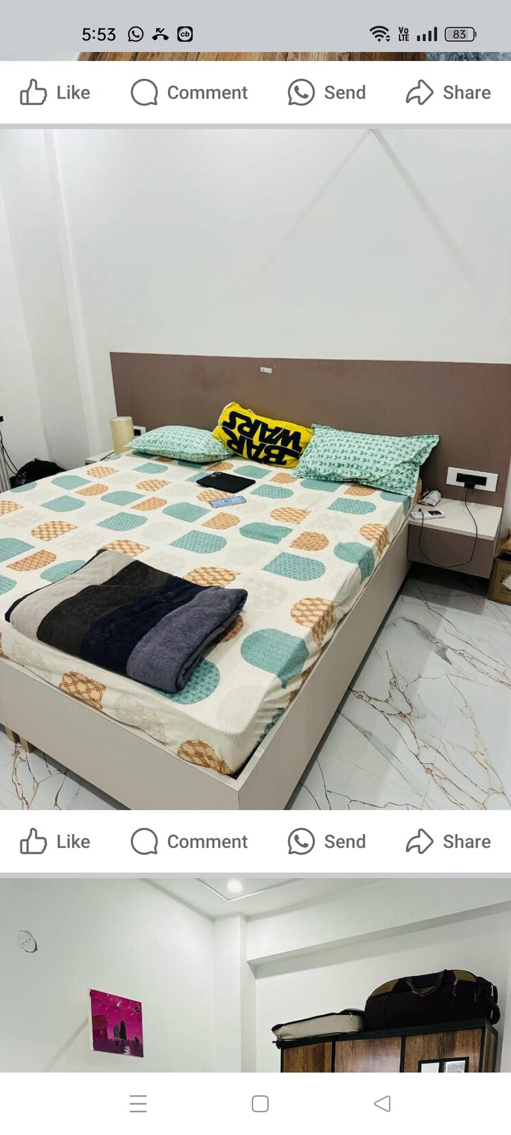 Bedroom, harshail-falcon 1 Bedroom 412 Sq.Ft. Apartment In Malad West Mumbai 8902398