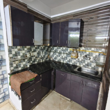 Kitchen in 1 BHK Builder Floor at RWA Vasundhara Sector 4A, Vasundhara Sector 6 – for Rent