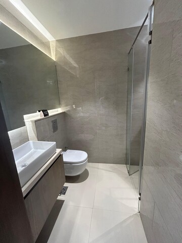 Bathroom in 3 BHK Apartment at Kanakia Paris, Bandra East – for Rent