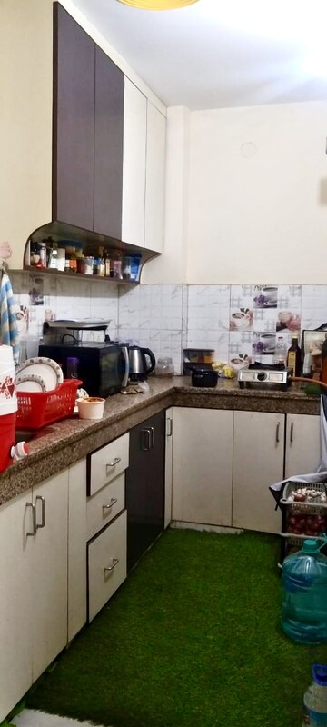 Kitchen in 2 BHK Builder Floor at Mehrauli – for Rent