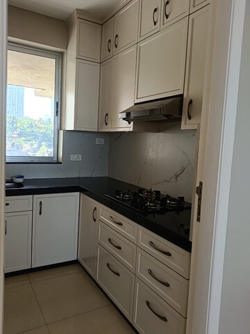 Kitchen in 3 BHK Apartment at Worli Sea Face – for Rent