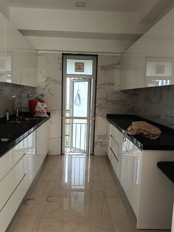 Kitchen in 2 BHK Apartment at Ruparel Ariana, Parel – for Rent