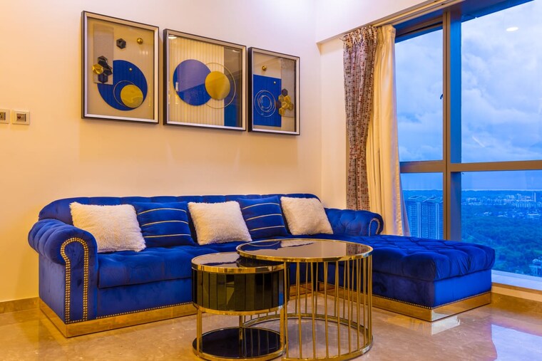 Living Room, sheth-auris-serenity-tower-1 2 Bedroom 807 Sq.Ft. Apartment In Malad West Mumbai 8902557