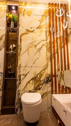 Bathroom in 2 BHK Apartment at Sheth Auris Serenity Tower 1, Malad West – for Sale