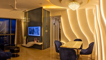 Living Room in 2 BHK Apartment at Sheth Auris Serenity Tower 1, Malad West – for Sale