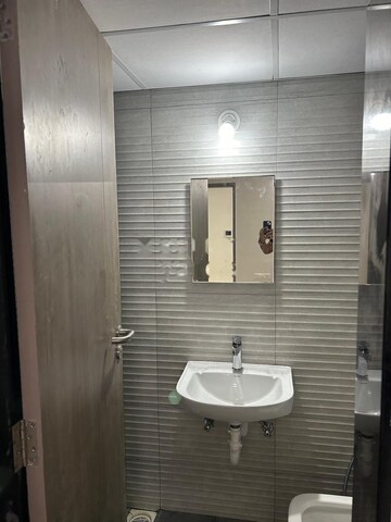 Bathroom in 1 BHK Apartment at Paranjape Trident Towers, Wakad – for Rent
