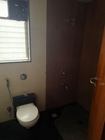 Bathroom in 3 BHK Apartment at Kumar Peninsula, Baner – for Rent