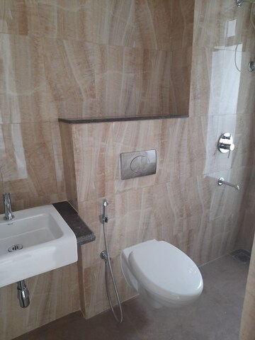 Bathroom in 1 BHK Apartment at Lodha Amara, Kolshet Road – for Rent