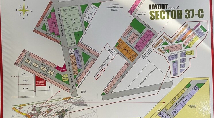 Map Location, sector 37c  1125 Sq.Ft. Plot In Sector 37c Gurgaon 8848249