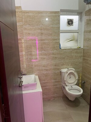 Bathroom in 3 BHK Apartment at Ansal API Victoria Floors, Dhakoli – for Sale