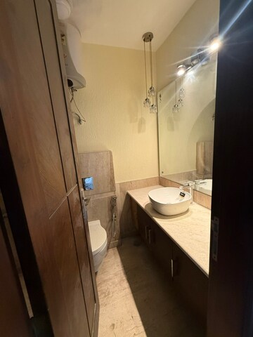 Bathroom in 3 BHK Builder Floor at Greater Kailash I – for Rent