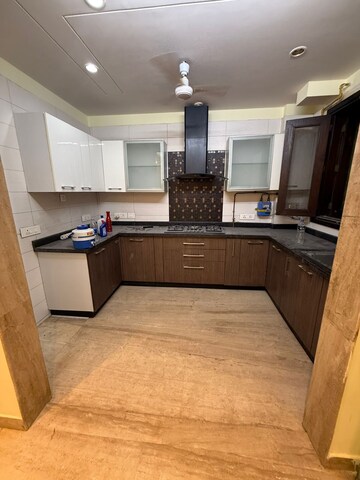 Kitchen in 3 BHK Builder Floor at Greater Kailash I – for Rent