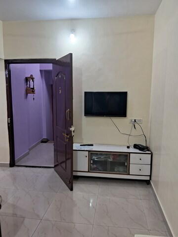 Living Room in 1 BHK Apartment at Shakuntal CHS, Kopar Khairane – for Rent