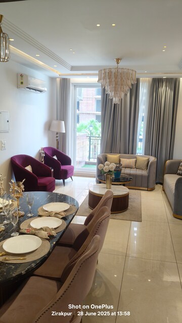 Living Room in 3 BHK Apartment at Dhakoli – for Sale