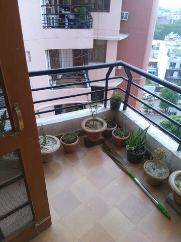 Balcony in 2 BHK Apartment at Surya Lake View Apartment, Gomti Nagar – for Rent