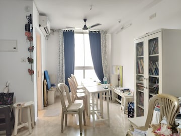 Living Room in 1 RK Apartment at Hiranandani Estate Solitaire C, Ghodbunder Road – for Rent