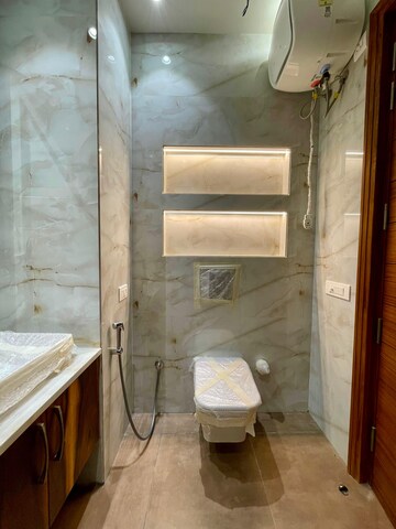 Bathroom in 3 BHK Builder Floor at Sector 7 – for Sale