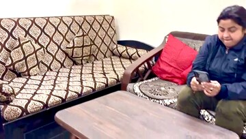 Bedroom in 2 BHK Builder Floor at Mehrauli – for Rent