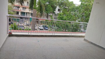 Balcony in 3 BHK Apartment at Shalimar Nest, Vasant Kunj – for Rent