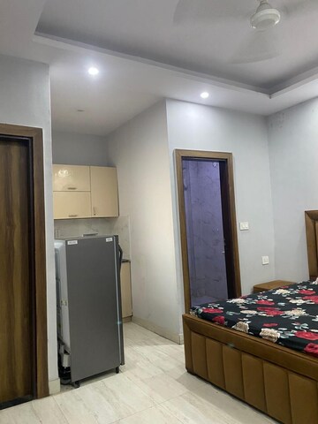 Kitchen in 1 RK Builder Floor at Sushant Lok I – for Rent