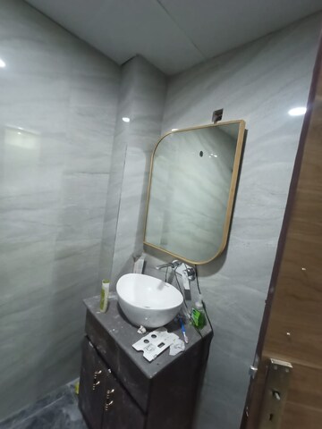 Bathroom in 1 RK Builder Floor at Sushant Lok I – for Rent
