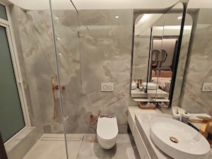 Bathroom in 4 BHK Apartment at Sheth Avalon, Laxmi Nagar – for Sale