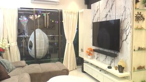 Living Room in 2 BHK Apartment at Acme Avenue, Kandivali West – for Sale